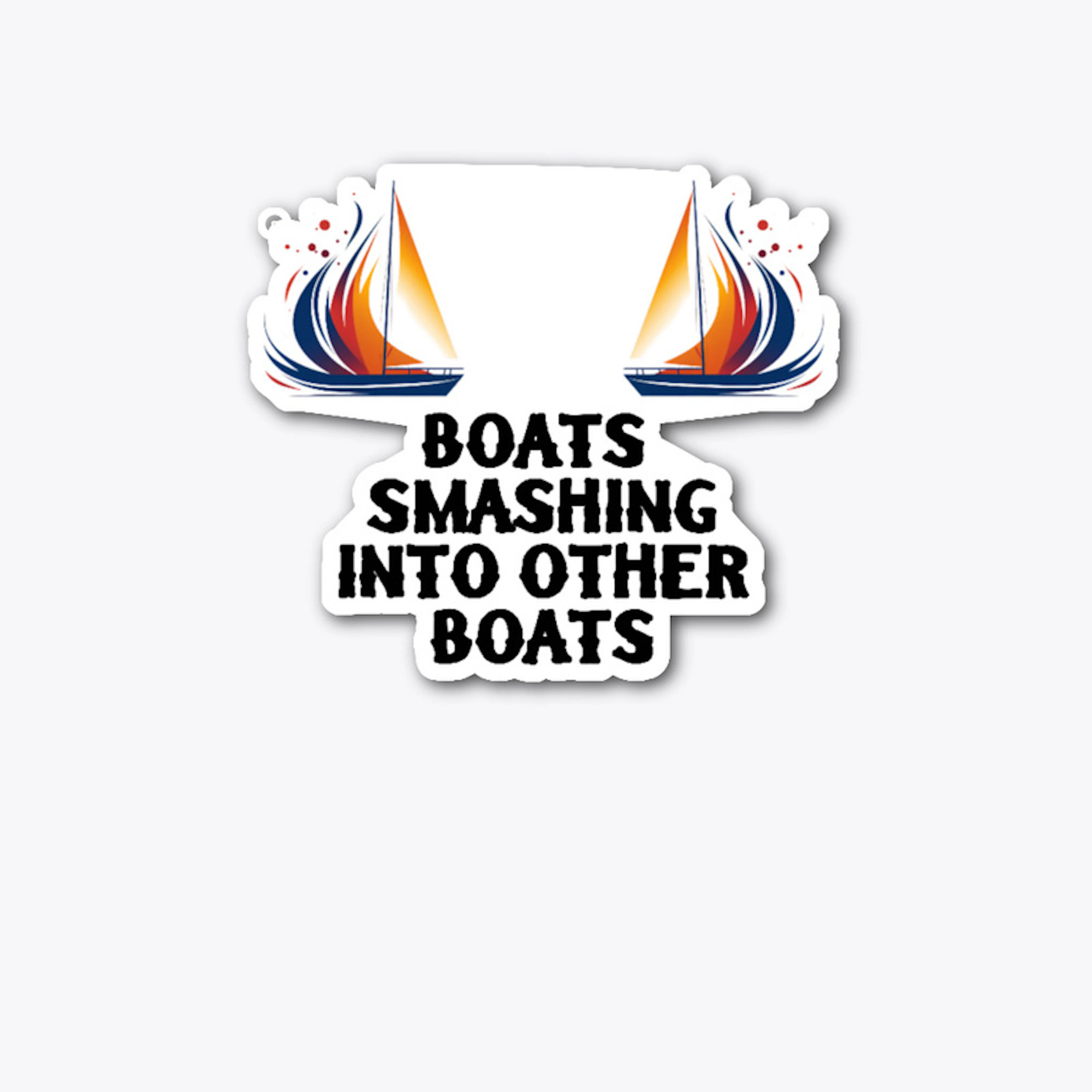 Boats Smashing Into Other Boats logo