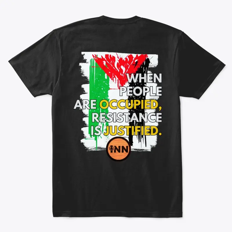 Palestine Resistance Tee Black