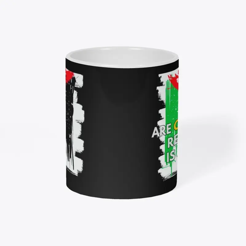 Palestine Resistance Mug Black 