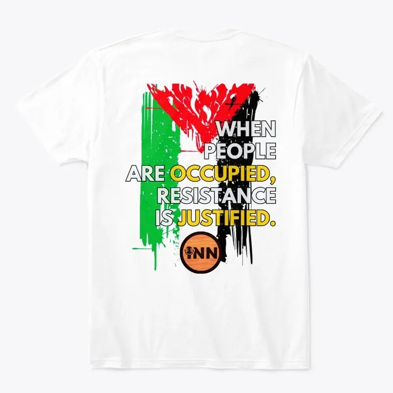 Palestine Resistance Tee White