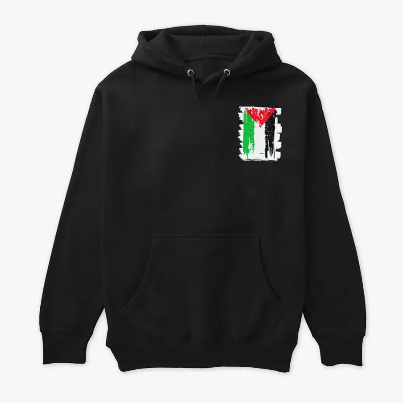 Palestine Resistance Hoodie Black 